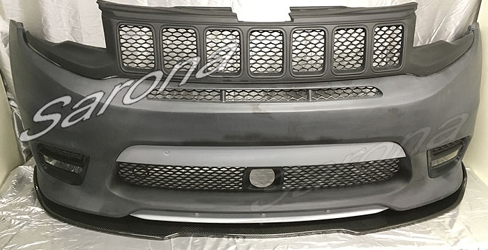 Custom Jeep Grand Cherokee  SUV/SAV/Crossover Front Bumper (2011 - 2013) - $890.00 (Part #JP-027-FB)